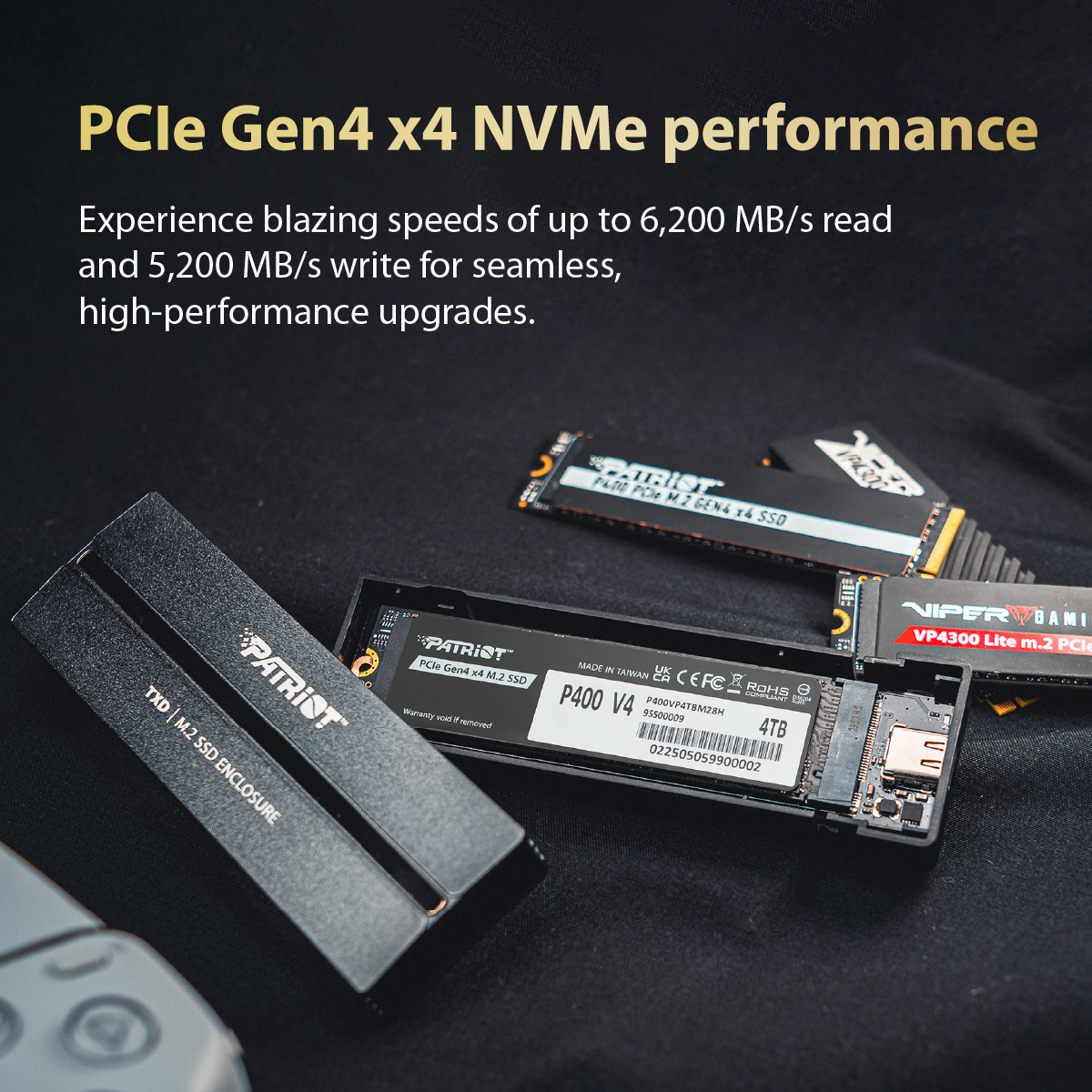 P400 V4 PCIe Gen4 x4 M.2 2280 SSD | Patriot Memory
